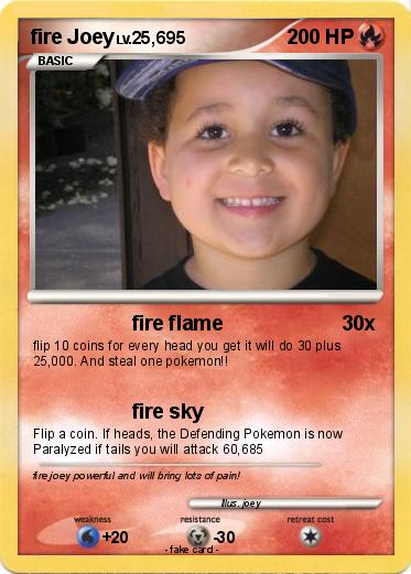Pokemon fire Joey