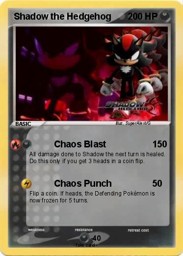 Pokemon Shadow the Hedgehog
