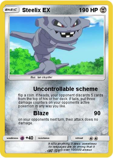 Pokemon Steelix EX