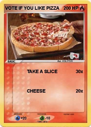 Pokemon VOTE IF YOU LIKE PIZZA