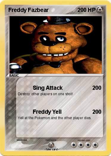 Pokemon Freddy Fazbear