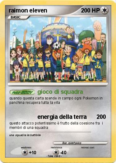 Pokemon raimon eleven