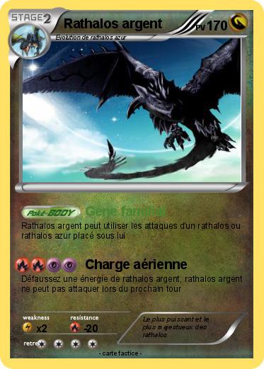 Pokemon Rathalos argent