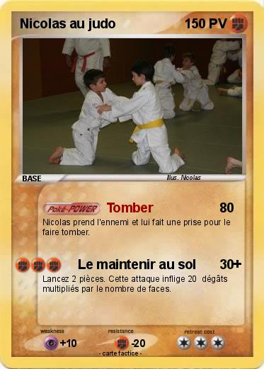 Pokemon Nicolas au judo