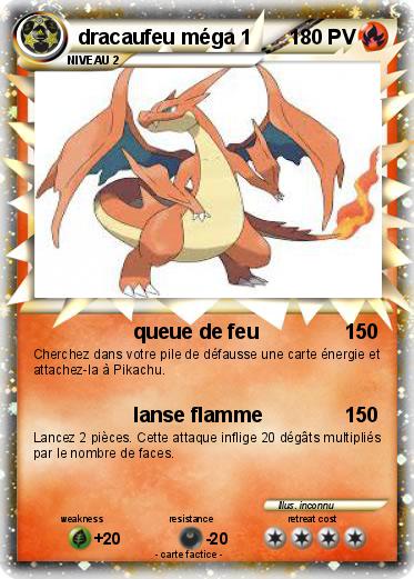 Pokemon dracaufeu méga 1