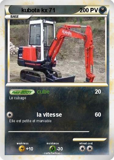 Pokemon kubota kx 71