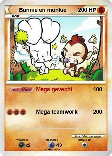 Pokemon Bunnie en monkie
