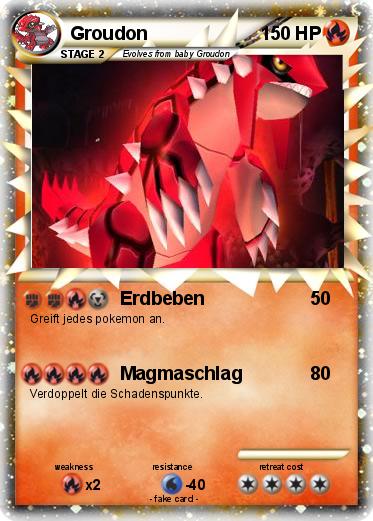 Pokemon Groudon