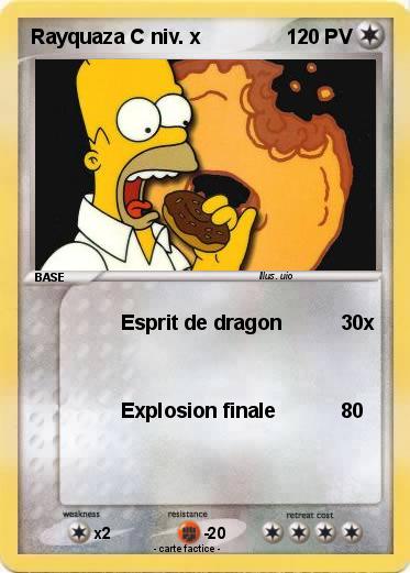 Pokemon Rayquaza C niv. x