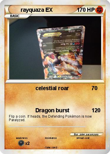 Pokemon rayquaza EX