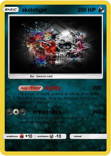 Pokemon skeletiger