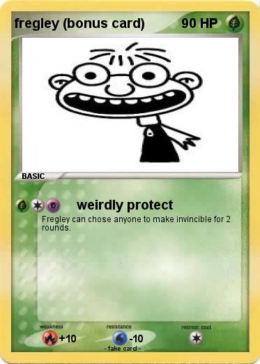 Pokemon fregley (bonus card)