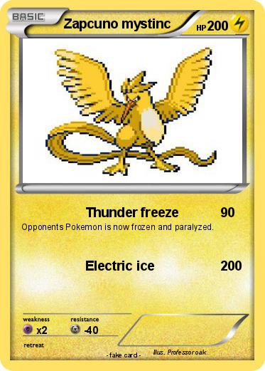 Pokemon Zapcuno mystinc
