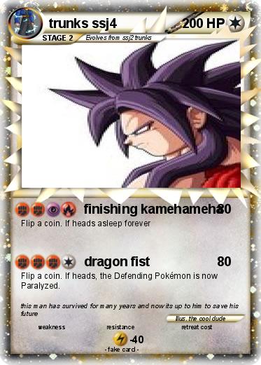 Pokemon trunks ssj4
