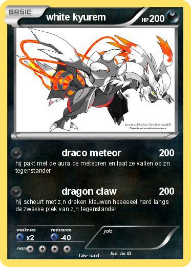 Pokemon white kyurem