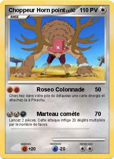 Pokemon Choppeur Horn point