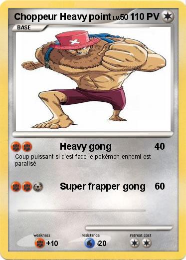 Pokemon Choppeur Heavy point