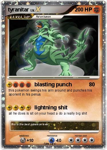 Pokemon tyranitar