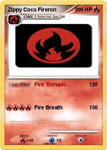 Pokemon Zippy Coco Fireron