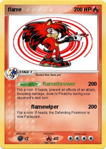 Pokemon flame