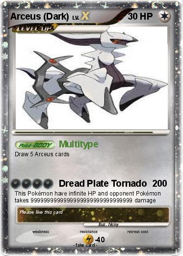 Pokemon Arceus (Dark)