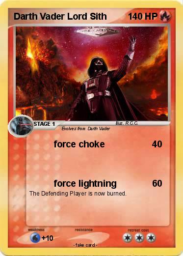 Pokemon Darth Vader Lord Sith