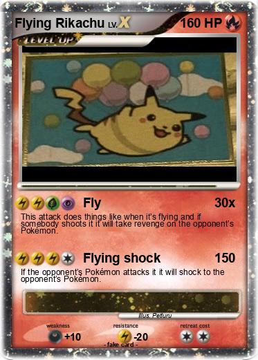Pokemon Flying Rikachu