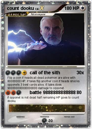 Pokemon count dooku