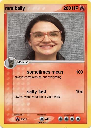 Pokemon mrs baily