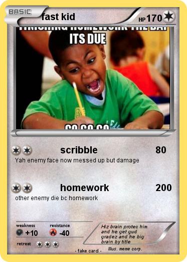 Pokemon fast kid