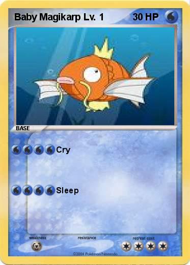 Pokemon Baby Magikarp Lv. 1