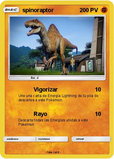 Pokemon spinoraptor