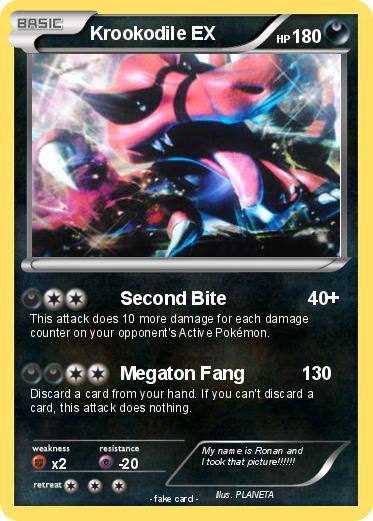 Pokemon Krookodile EX