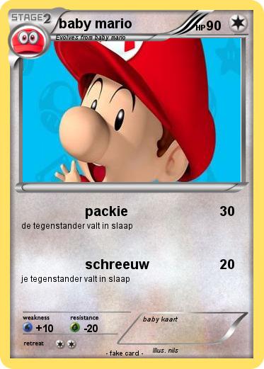 Pokemon baby mario