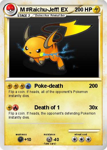 Pokemon M #Raichu-Jeff! EX