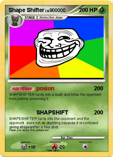 Pokemon Shape Shifter