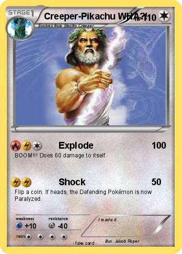Pokemon Creeper-Pikachu WHA?!