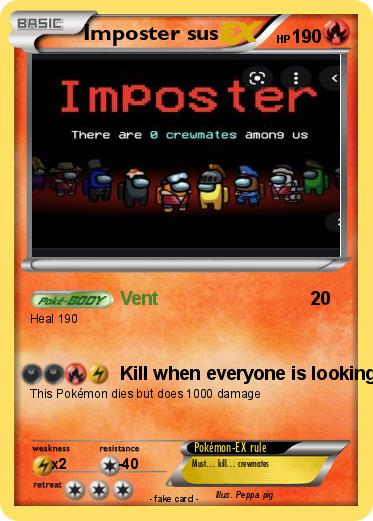 Pokemon Imposter sus
