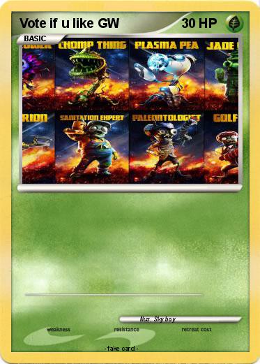 Pokemon Vote if u like GW