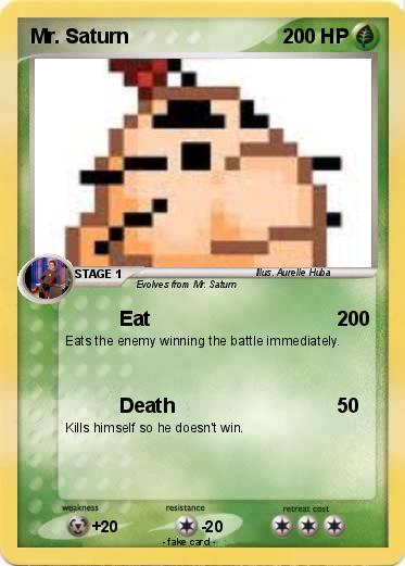 Pokemon Mr. Saturn