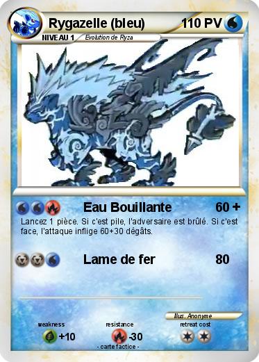 Pokemon Rygazelle (bleu)