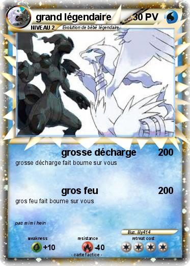 Pokemon grand légendaire
