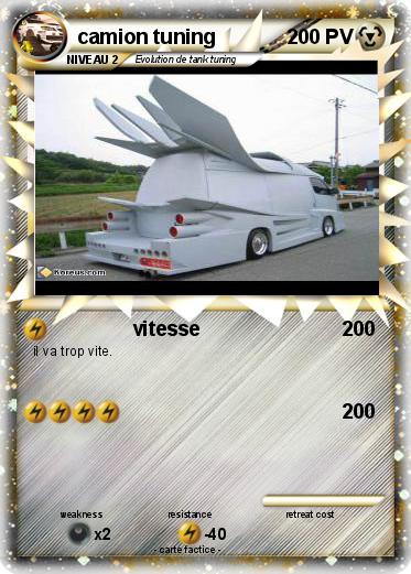 Pokemon camion tuning