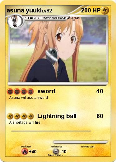 Pokemon asuna yuuki