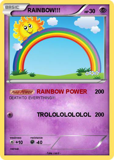 Pokemon RAINBOW!!!
