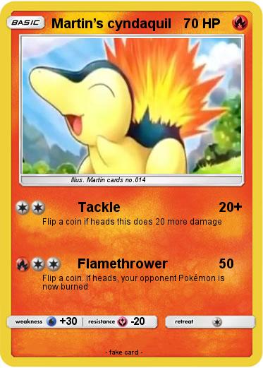 Pokemon Martin’s cyndaquil