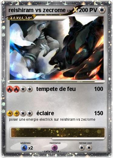 Pokemon reishiram vs zecrome