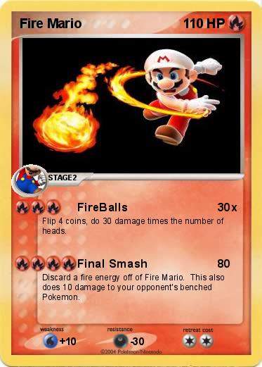 Pokemon Fire Mario