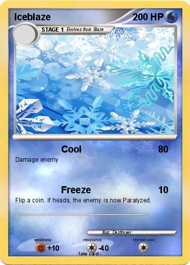 Pokemon Iceblaze