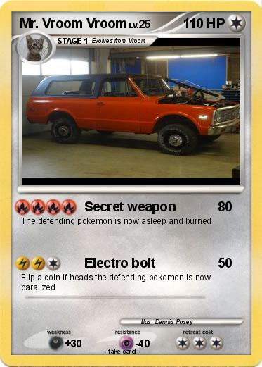 Pokemon Mr. Vroom Vroom